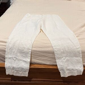 bryn Walker Off-White Straight Leg Pants